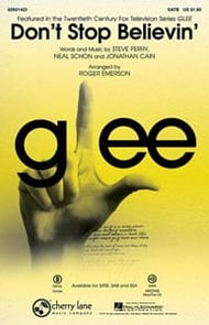 cover Don't Stop Believin' SATB choral sheet music cover